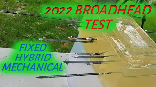 2022 Broadhead Test  (Ballistics Gel Test and More!!)