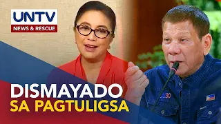 Kampo ni VP Robredo, ikinadismaya ang diumano’y paninira at pangungutya ni Pangulong Duterte
