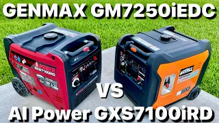 GENMAX GM7250iEDC Compared to the AI POWER GXS7100iRD Load Testing