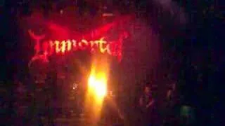 Immortal - Abbath fire breathing!