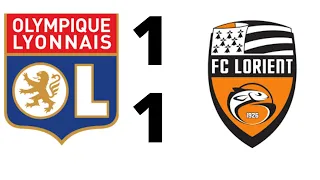 LYON Vs LORIENT 1-1 #shorts