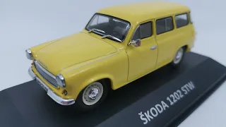 Kaleidoskop slavných vozů Škoda číslo 8 Škoda 1202 STW v měřítku 1:43 od DeAgostini - retro recenze