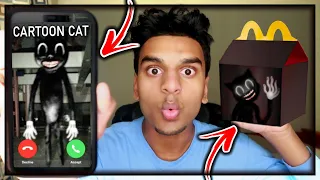 DO NOT ORDER THE CARTOON CAT HAPPY MEAL AT 3AM!! *CARTOON CAT CAUGHT ON CAMERA IN REAL LIFE*