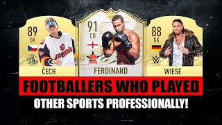 FOOTBALLERS Who Played Other SPORTS PROFESSIONALLY! 😱🔥 ft. Cech, Ferdinand & Wiese!