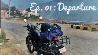 Spiti Valley Road Trip | Ep. 01 Departure (BOM to IXC) | Royal Enfield Himalayan #TravelVlog