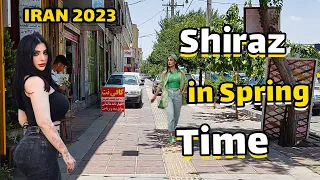 IRAN 2023 - Street Walking in Shiraz in Spring Weather 2023 - Vlog ایران