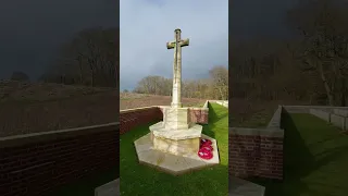 A First World War Cemetery in a Front Line Trench, The Devonshire Cemetery