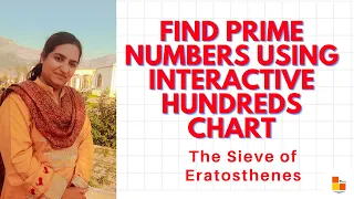 How to Find Prime Numbers using Interactive Hundreds Chart : The Sieve of Eratosthenes