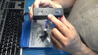 Передняя панель HD Audio и USB 3.0