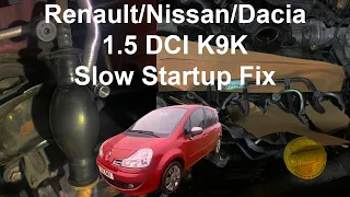Renault/Nissan/Dacia 1.5 DCI Slow Startup