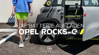 So lädst du die Batterie auf | Opel Rocks-e