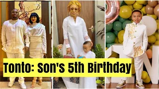 Tonto Dikeh Celebrates Son's Birthday, Days After Ex Husband Celebrated His New Wife's Birthday