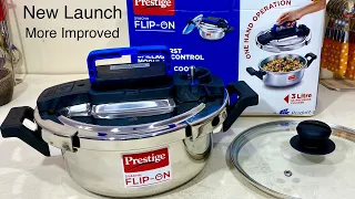 ✨NEW PRESTIGE FLIP ON Svachh COOKER✨ADVANCED MODULAR Cooker | FLIP-ON Mini SS Steel Pressure Cooker