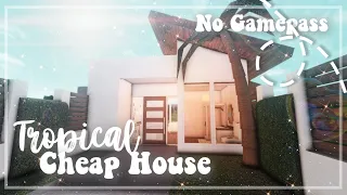 Roblox Bloxburg - No Gamepass Tropical Cheap House - Minami Oroi