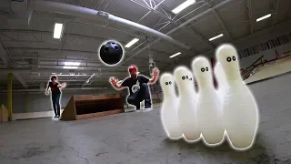 EPIC HALLOWEEN BOWLING TRICK SHOTS!