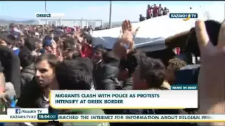 Столкновения мигрантов с полицией - Kazakh TV