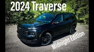 2024 Chevrolet Traverse - Midnight Edition - Review and Walk Around