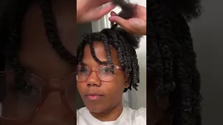 Natural Hair Twist Out Using Mielle Organics Products