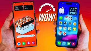 Samsung Galaxy S24 Ultra vs iPhone 15 Pro Max - SPEED TEST!