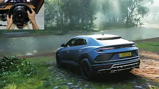 Lamborghini Urus Twin Turbo Offroad | Forza Horizon 5 | Thrustmaster T300RS Gameplay