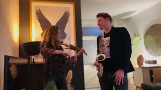 Duo Butterfly - TITATIUM (David Guetta Cover by Matt Mez Sax & Juliette Djender)