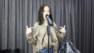 Daneliya Tuleshova - Bellyache / Billie Eilish cover / live