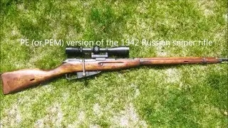 1,000 yards 91/30 PEM (PE) WWII Russian Sniper rifle