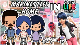 MARINETTE’S HOME DESIGN 🐞FROM MIRACULOUS ❤️ IN TOCA LIFE WORLD 🌎
