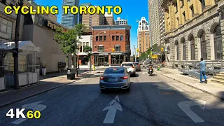 Cycling Toronto - Yonge & Lawrence, Mt Pleasant & Avenue on June 20 [4K]