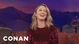 Judy Greer Can't Stop Swearing | CONAN on TBS