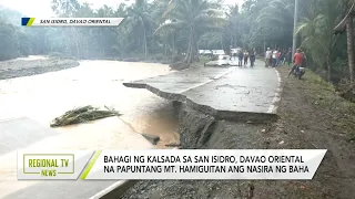 Regional TV News: Mahigit 1,300 na pamilya ang apektado sa baha sa Davao Oriental