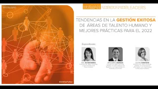 Webinar | Tendencias en la gestión exitosa de áreas de talento humano y mejores prácticas