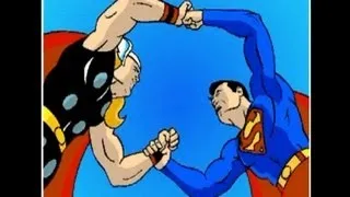 Superman vs Thor