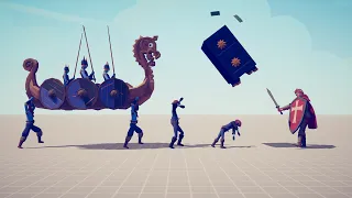 BANK ROBBERS & LONGSHIP vs EVERY UNIT - Totally Accurate Battle Simulator TABS