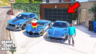 If SHINCHAN Touch Anything Change Into Diamond And FRANKLIN Shocked In GTA V