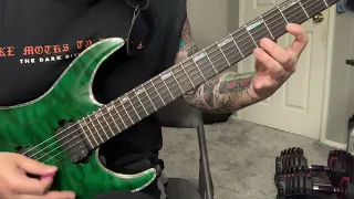 Motionless In White - trace out the heart (guitar cover)