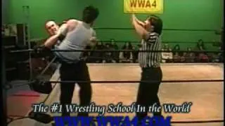 WWA4 Armbar spot Jake Diamond vs Eric Mayne