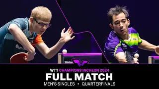 FULL MATCH | Hugo CALDERANO vs Felix LEBRUN | MS QF | #WTTIncheon 2024