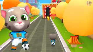 talking tom gold run - Football Tom runs in candy world in China - Part 272 !