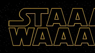 Star Wars (1977) logos/opening crawl combo remake