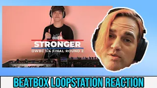 DICE | TheFatRat "Stronger" Remix (OWBC 2020 1/4 Final Round 2) // Loopstation Beatbox Reaction