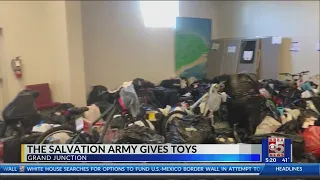 Salvation Army Gives Toys