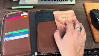 Bellroy Travel Folio v2 with Field Notes