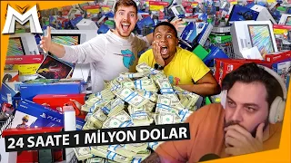 Elraenn - 24 Saate 1 Milyon Dolar Harcamak İzliyor | Mr Beast