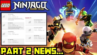 PART 2 Release Date & Episode Titles Surface, BUT IS IT REAL? Ninjago Dragons Rising Season 2 News!