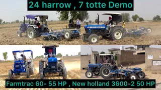 Farmtrac 60 , New holland 3600-2 demo # sewak brar