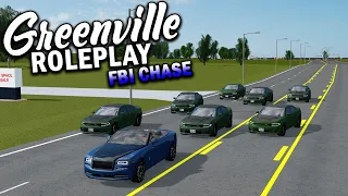 GETTING CHASED BY THE FBI!!! || ROBLOX - Greenville Roleplay
