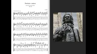 Prelude c minor Bwv 934 - J s Bach Guitar (Transcription)