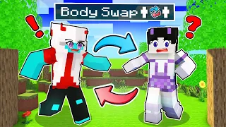 Minecraft But We SWAPPED BODIES!?