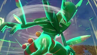 i can't believe this mega sceptile animation exists...